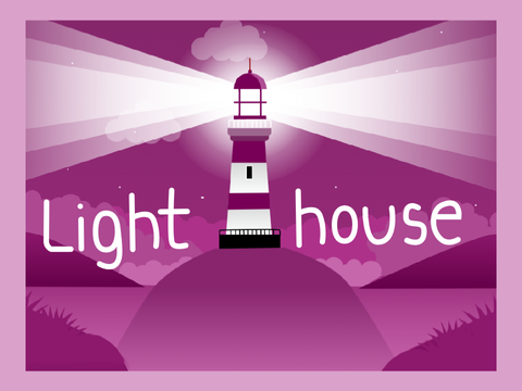lighthouse - a monochrome parallax