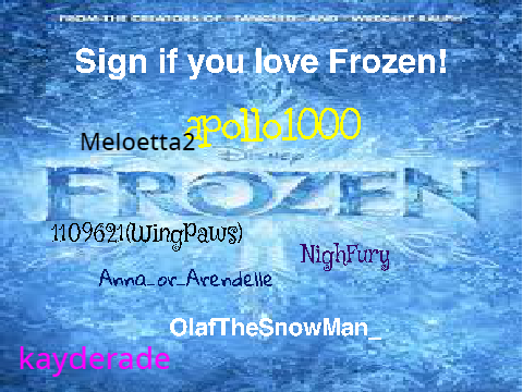Sign If You Love Frozen! remix-3 remix remix remix remix