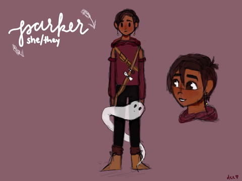 parker - character sheet