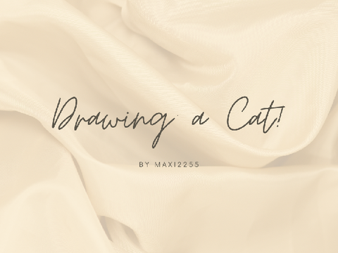 Drawing a cat!