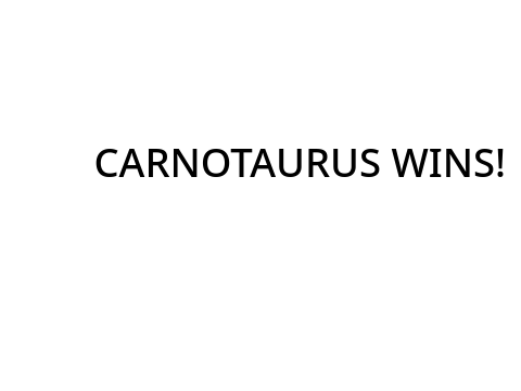 Therizinosaurus vs Carnotaurus