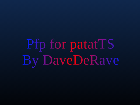 Logo/Pfp for @PatatTS 