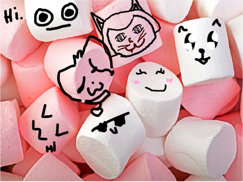 Add your self as a marshmalow!  remix