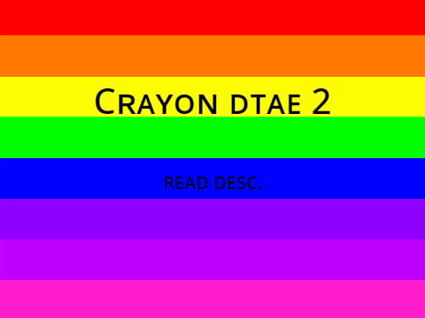 ⭐️ | Crayon DTAE 2