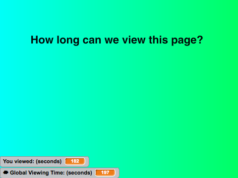 How long can we view this page?