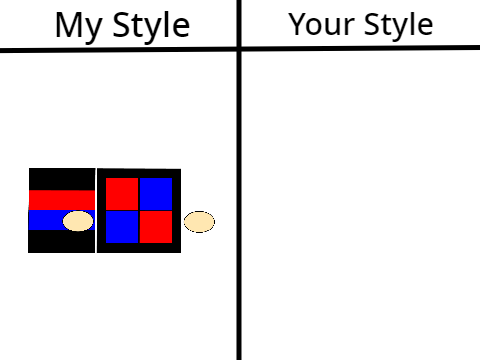 Windows Red & Blue's My Style to Your Style