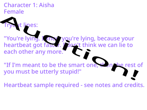 AUDITIONS FOR HEARTBEAT! remix