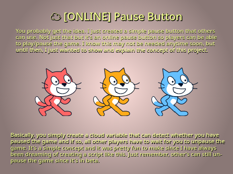 ☁ [ONLINE] Pause Button