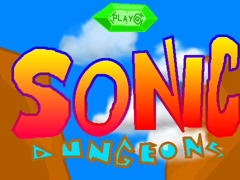 SONIC DUNGEONS title screen