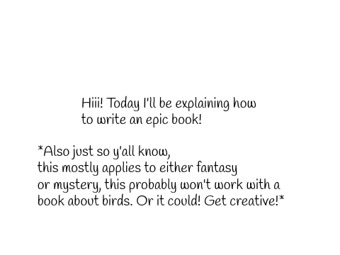 How to Write Amazing Fiction!