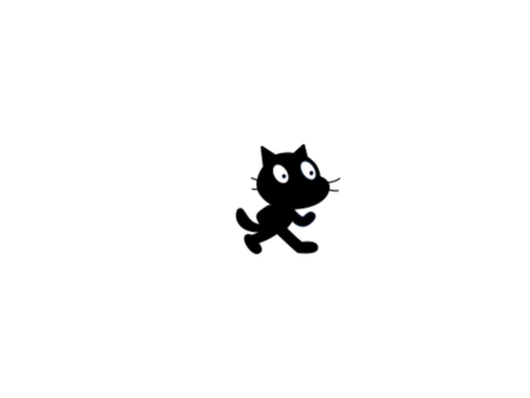 ネコが追いかけるやつ