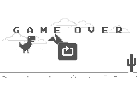 Chrome t-rex game 