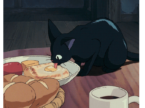 Cat Eating Food