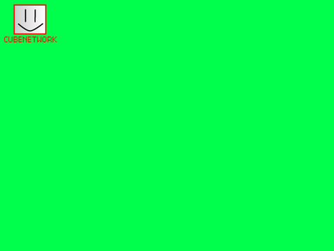Cube Network Bug Europeen Green Screen