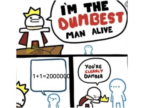 The Dumbest Man Alive Meme Template remix