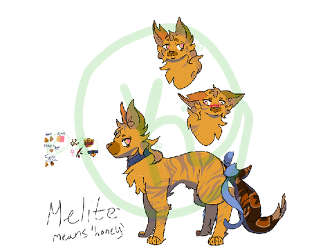 Melite - Female OC - Ref sheet???