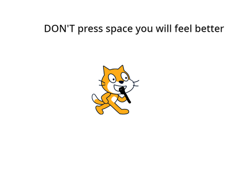 Dont press space