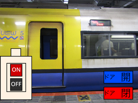【番外編】255系ドア開閉シュミレーター
