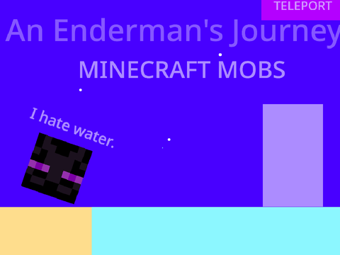 An Enderman's Journey! -A Platformer #games #enderman #minecraft