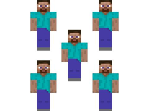 Spinning Minecraft Steve Thing...  
