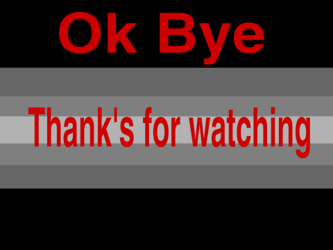Ok bye