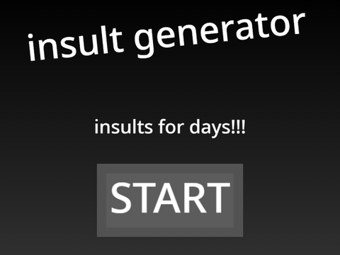 insult generator