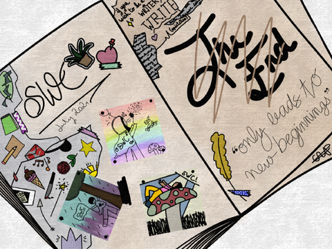 memory book cover entry :)