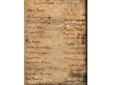 Dumbledore's Army Sign Up Sheet remix remix remix remix remix remix