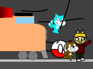 add yourself running from a train or something remix-2 remix