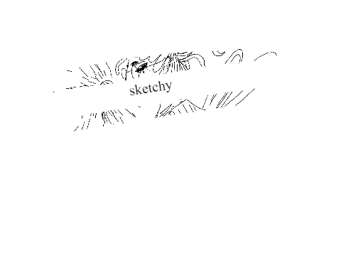 sketchy