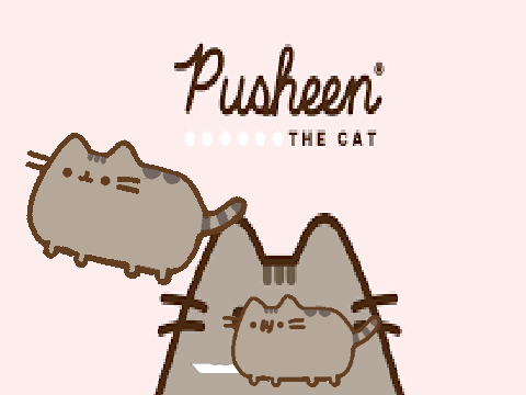 Pusheen the cat animation I want cake