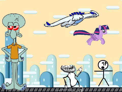 ADD YOURSELF RUNNING FROM SQUIDWARD SUICIDE! 