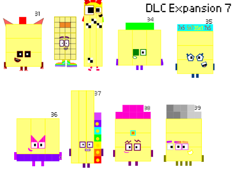 Weird Numberblocks Band