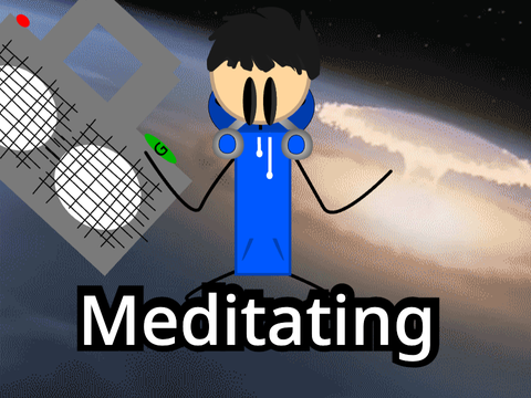 Meditating 