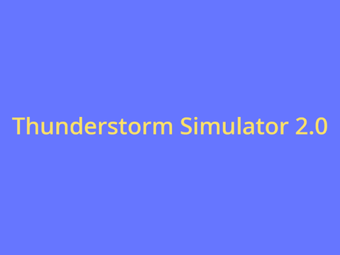 Thunderstorm Simulator 2.0