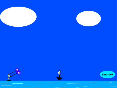 Kitesurf platformer