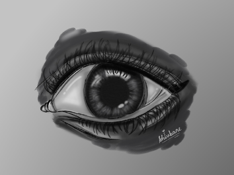 Eye drawing.