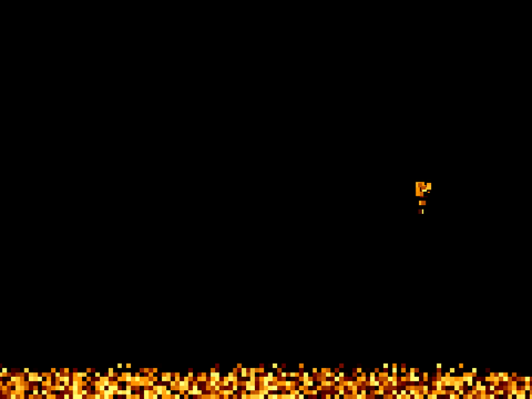 8-Bit Fire Particles Template