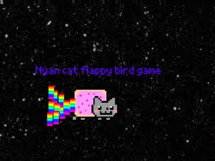 Nyan cat Flappy bird game