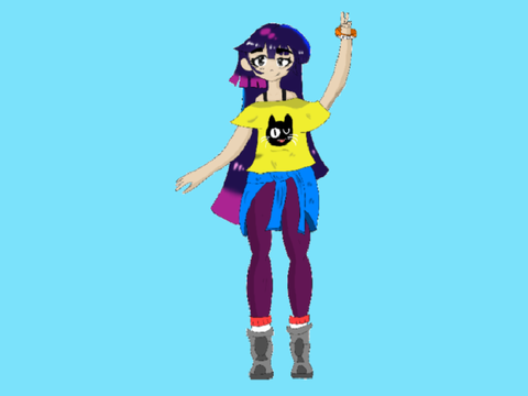 Miko Fanart - Glitch Techs