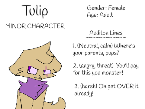 Crystals VOICE AUDITIONS || TULIP