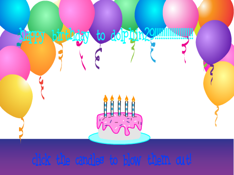the cake