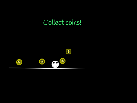 a smily and angry face | a scrolling platformer