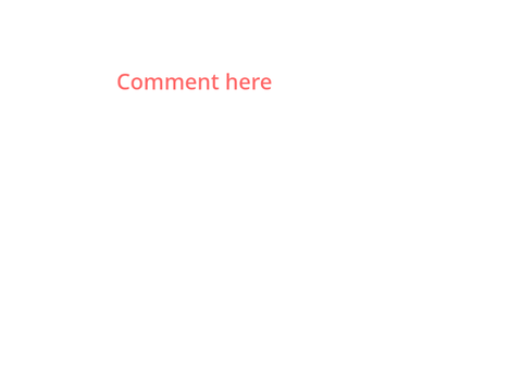 Put your comments here