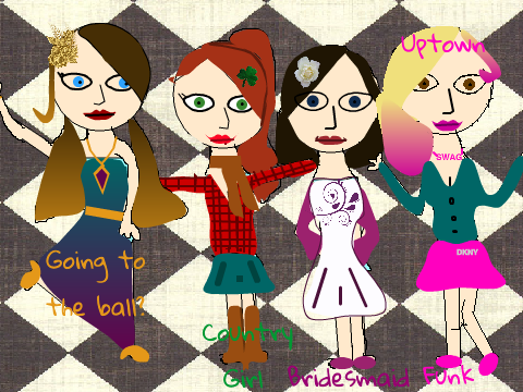 Outfits- Ballroom, Country, Bridesmaid and City