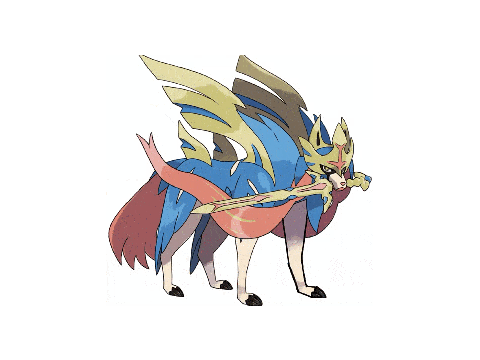 Zacian Art Process
