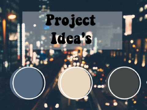 Project Ideas ll 400+ follows!