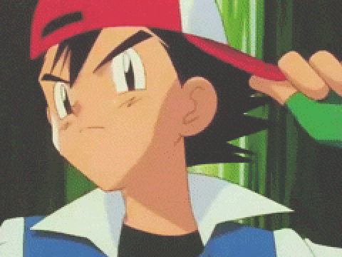 ash throws a pokeball