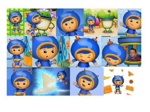 Look at this collage from the show that I most hate...