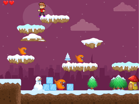 Platformer Game with assets